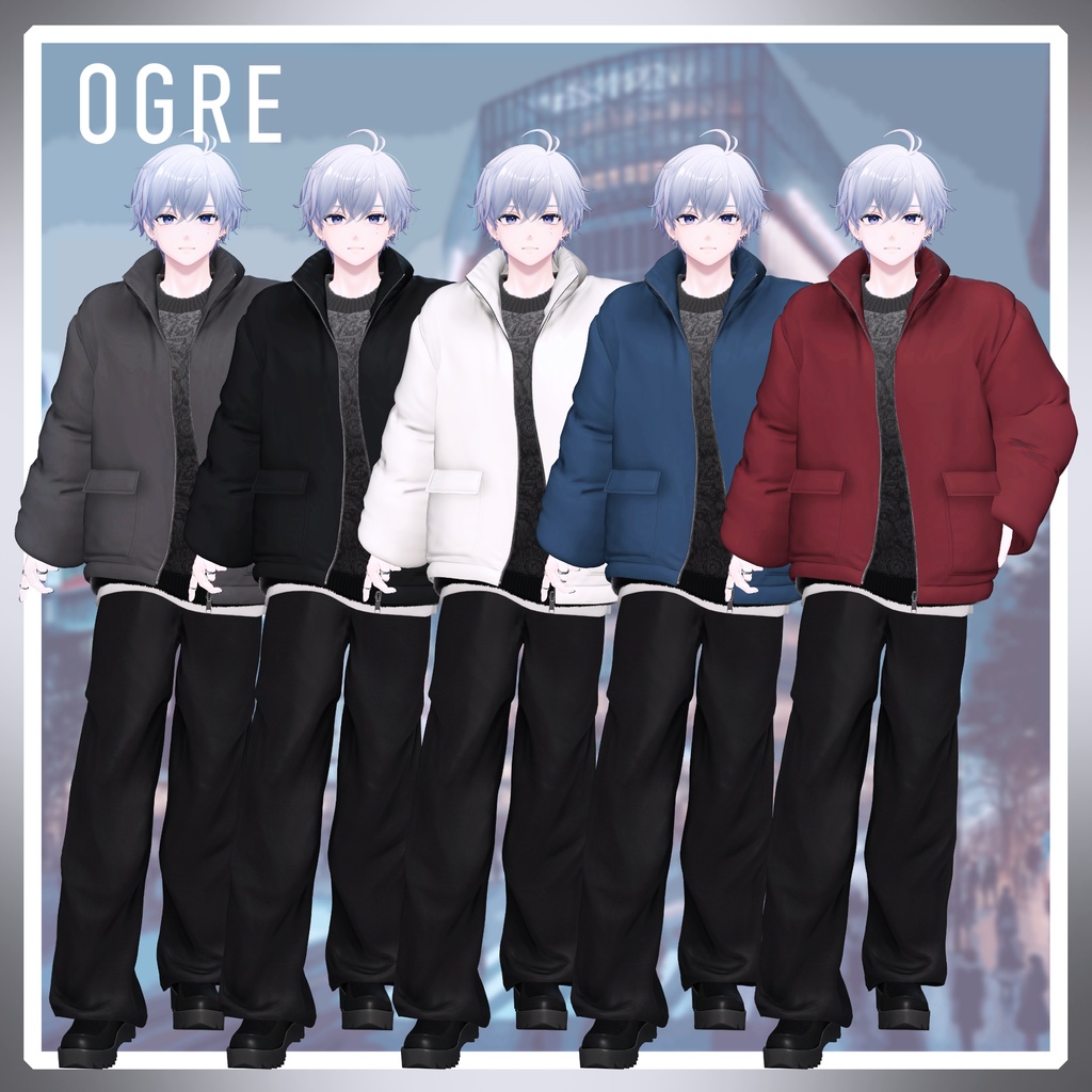【VRC衣装】OGRE_StitchLess Down