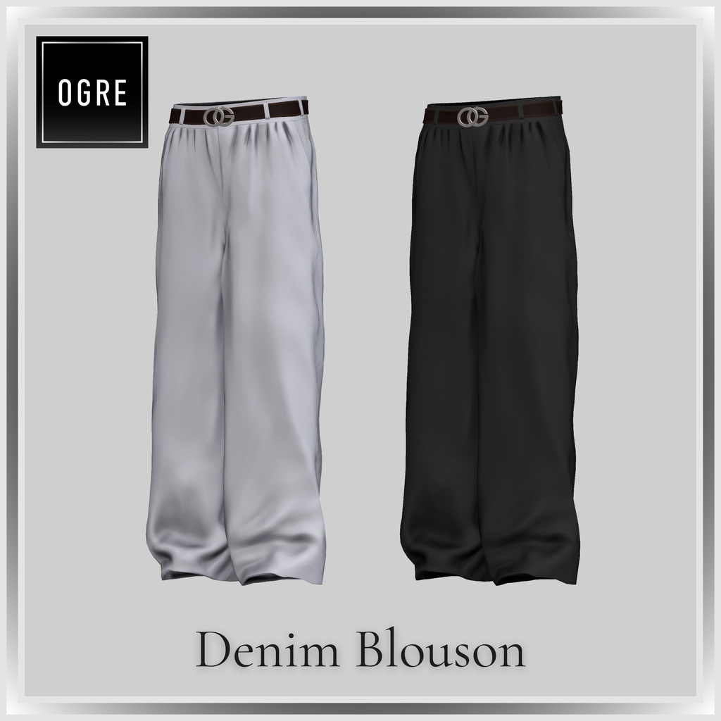 【VRC衣装】OGRE_Denim Blouson -デニムブルゾン-