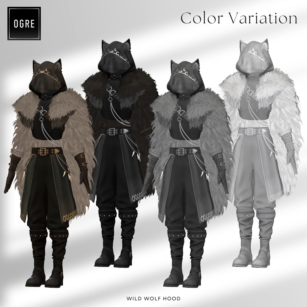 ⚡️SALE⚡️Wild Wolf Hood / OGRE