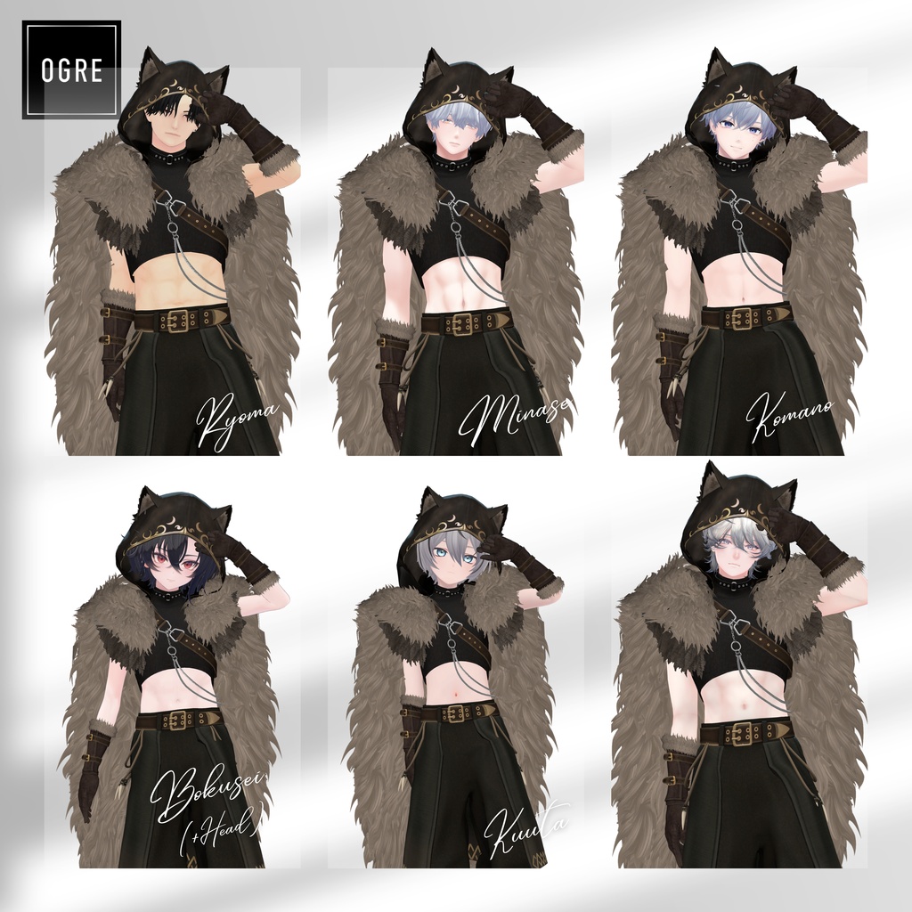 ⚡️SALE⚡️Wild Wolf Hood / OGRE