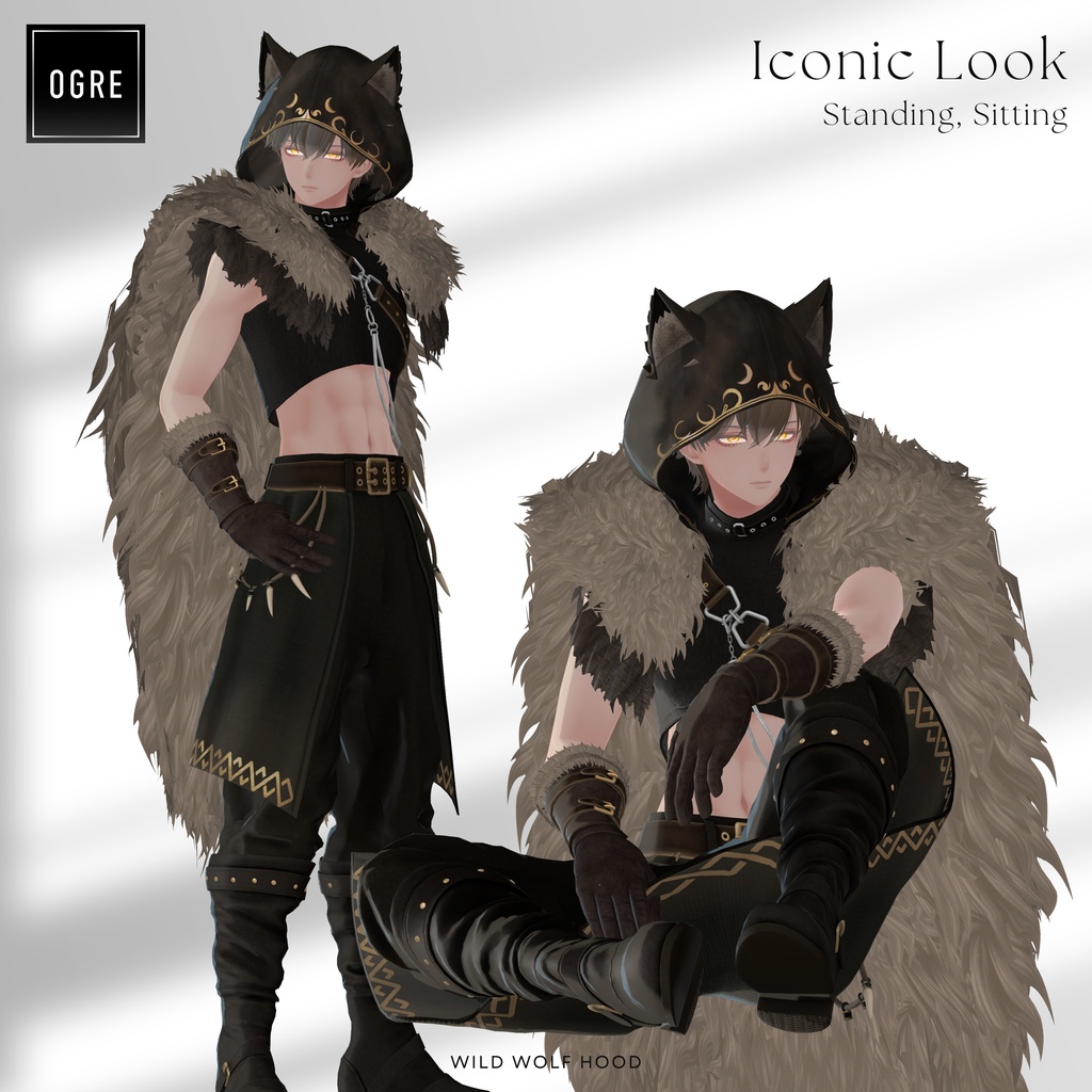 ⚡️SALE⚡️Wild Wolf Hood / OGRE