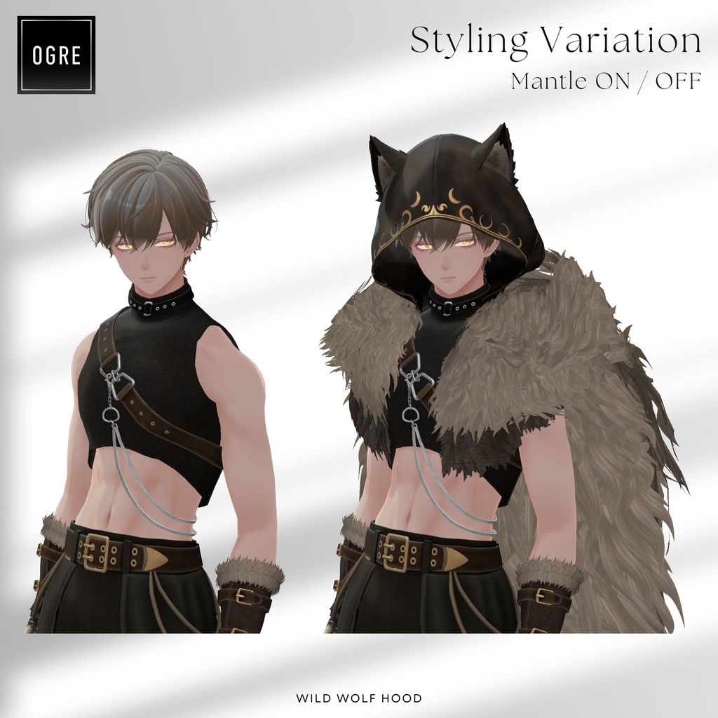 ⚡️SALE⚡️Wild Wolf Hood / OGRE