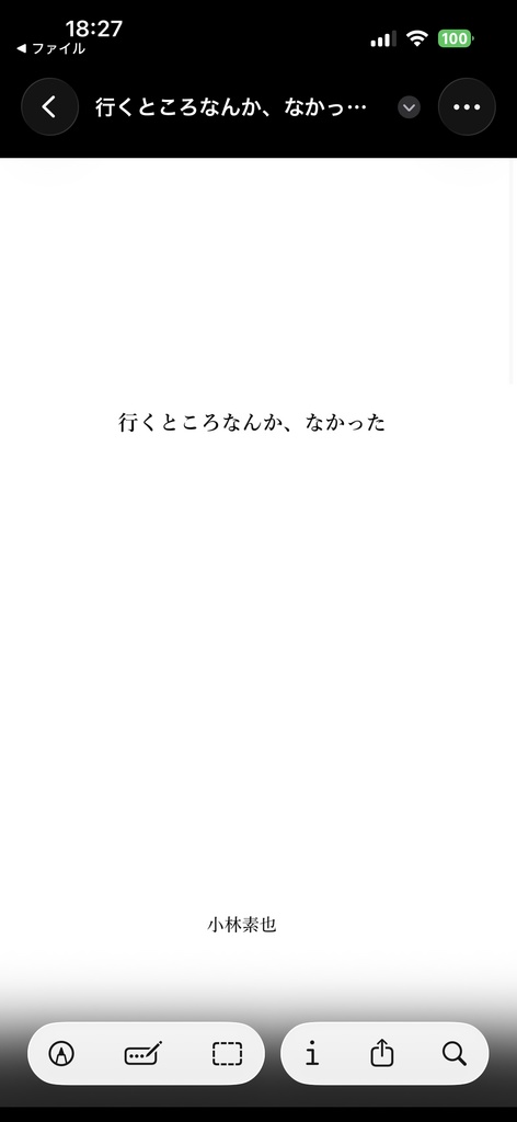 行くところなんか、なかった