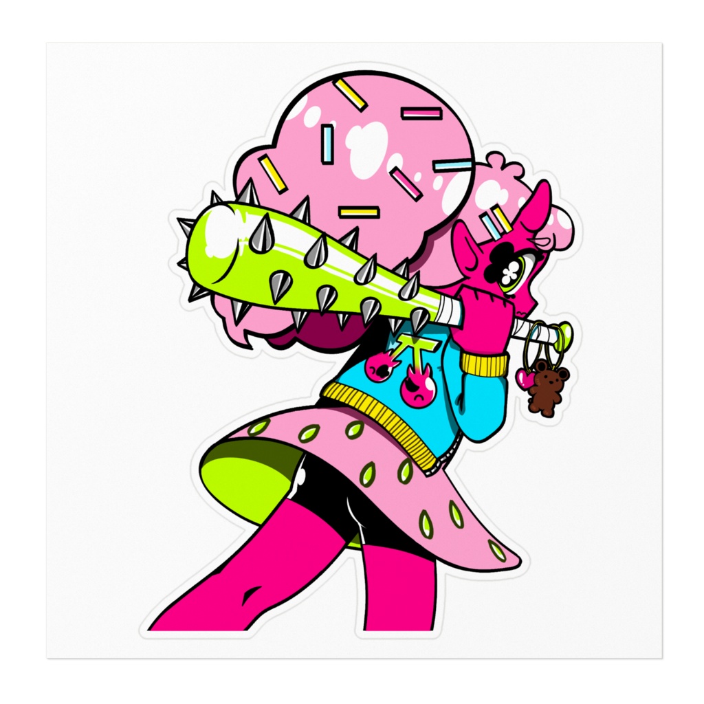 かっこいいスイートちゃんステッカー