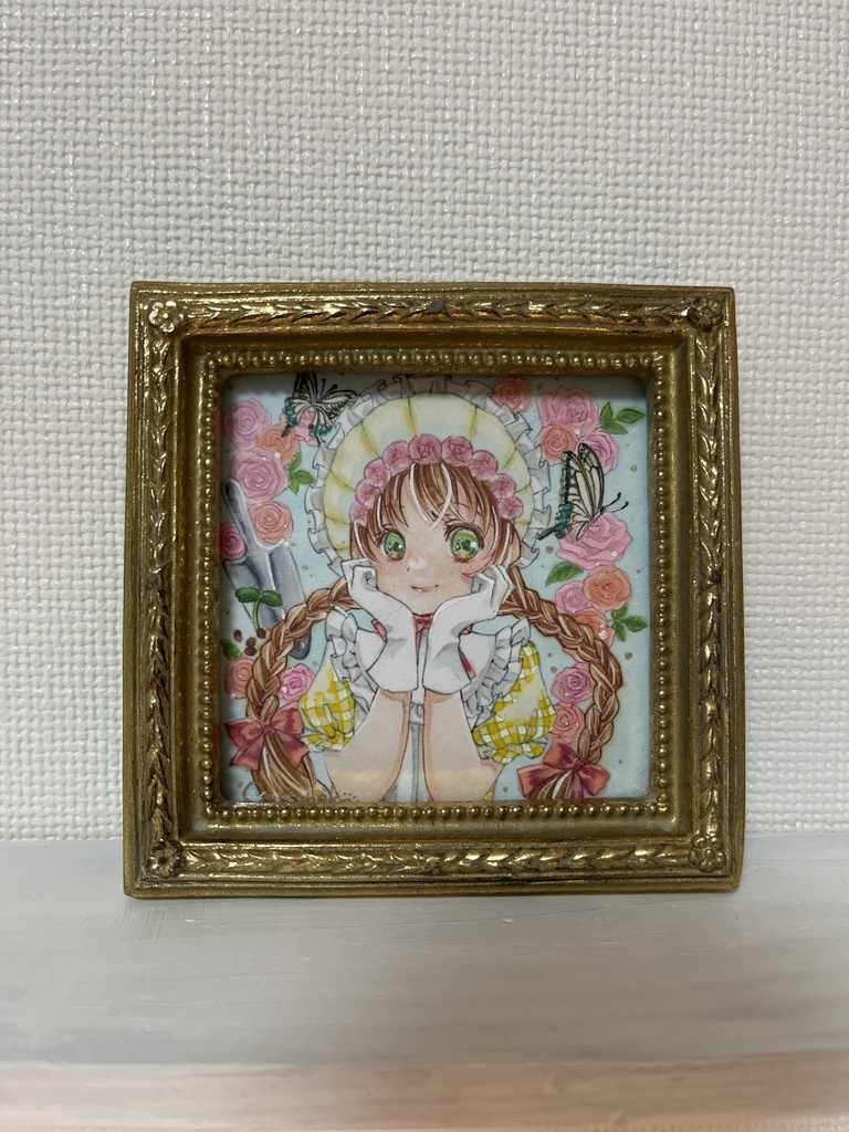 ローズガーデンの少女