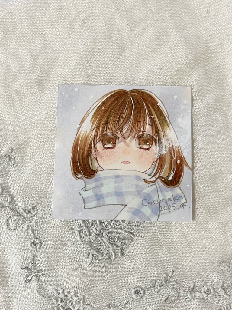 吐息/誰も知らない　フレームレスミニ原画