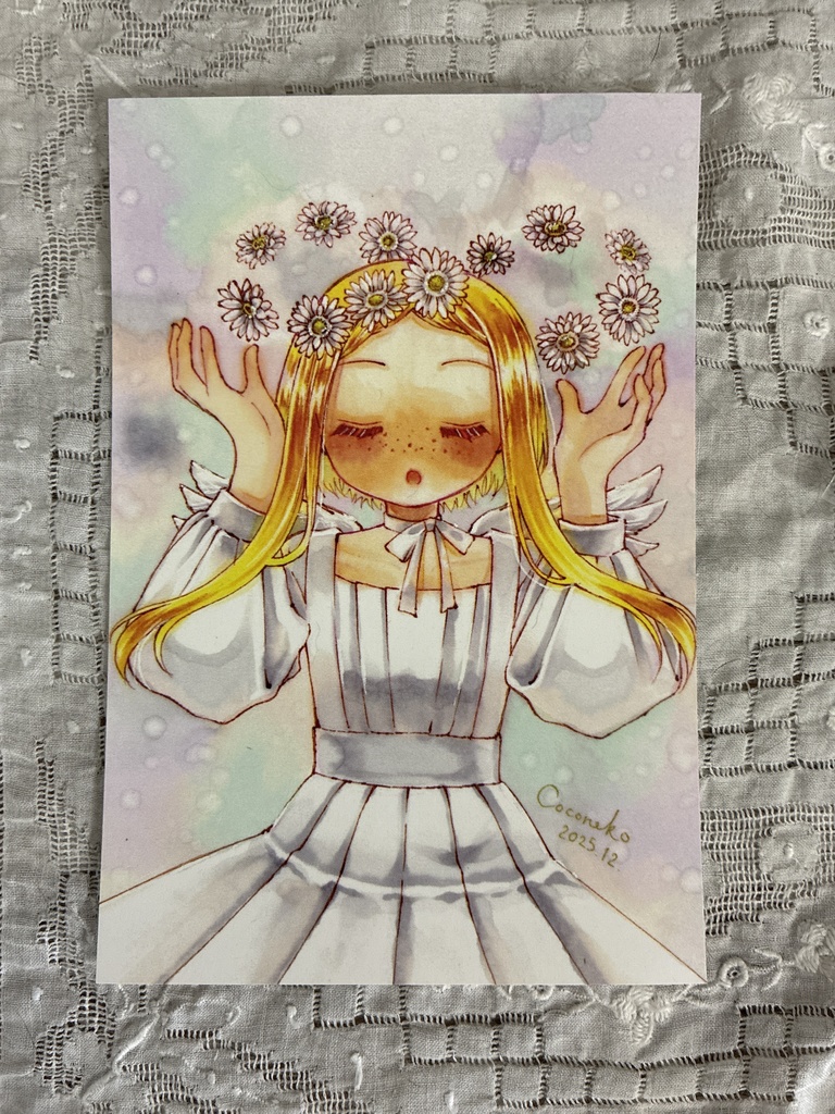 ポストカード:花天使