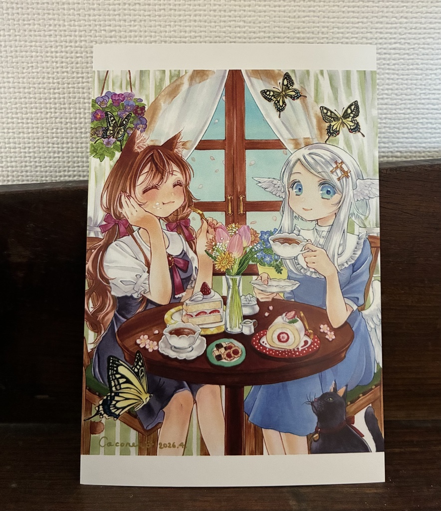 ポストカード:Spring Tea Party
