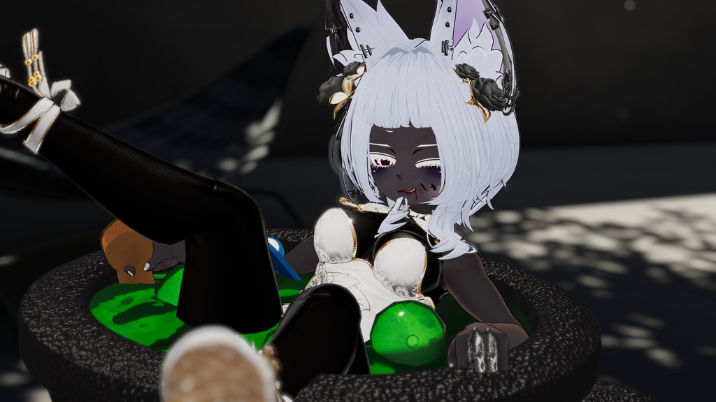 【期間限定Sale】煮込めッ!激アツぐつぐつ巨大釜【3Dモデル・アバターギミック】