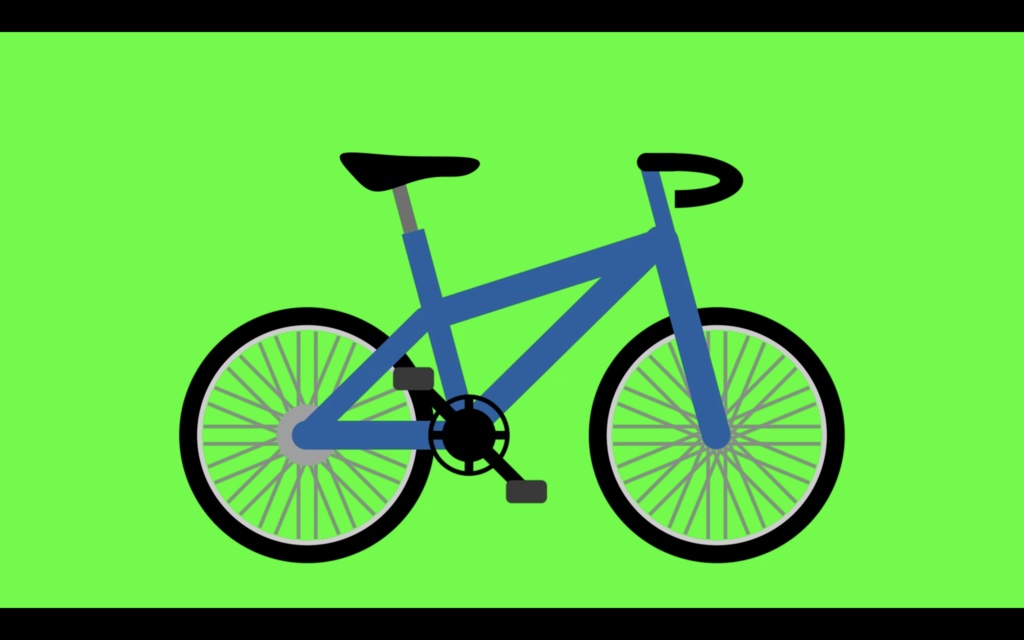【無料.商用可】動く自転車