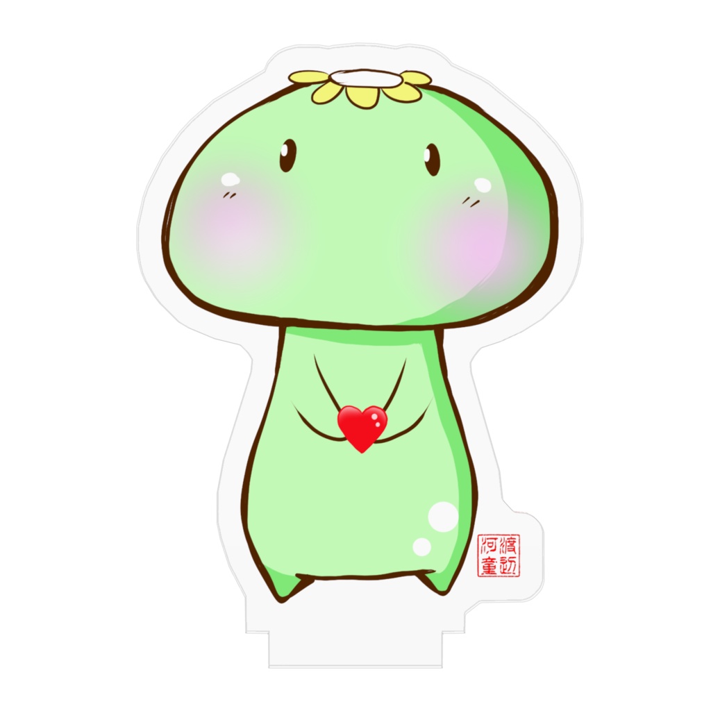 河童アクリルフィギュア