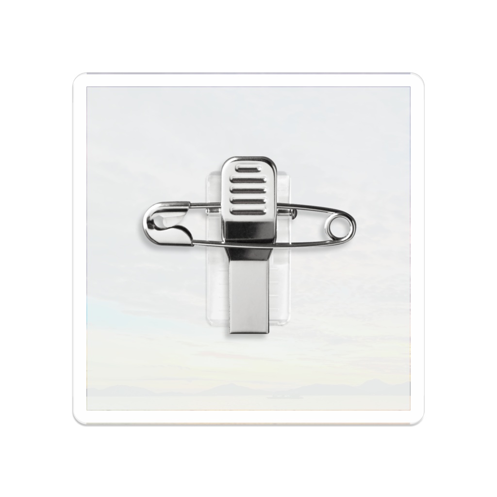 夕焼けアクリルバッジ