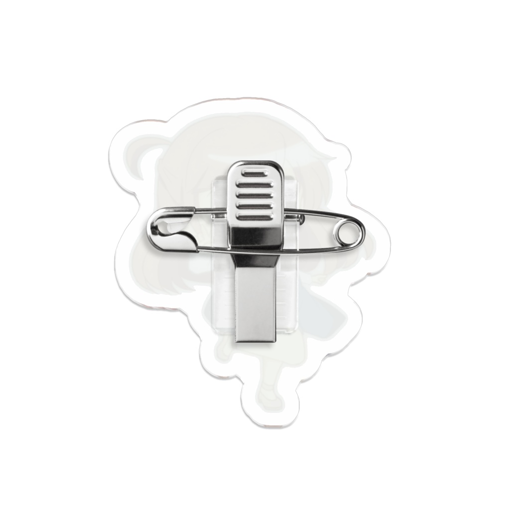 オリジナル女子高生アクリルバッジ