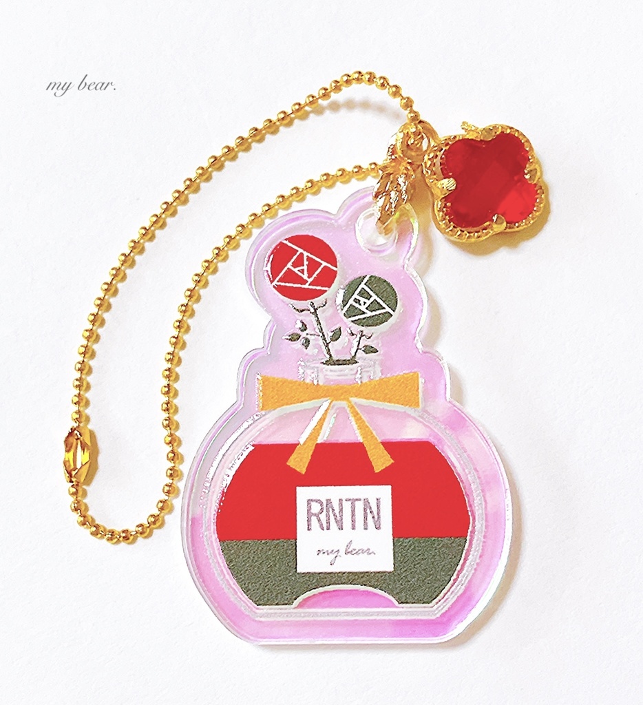 🔥🎴香水瓶アクリルチャーム