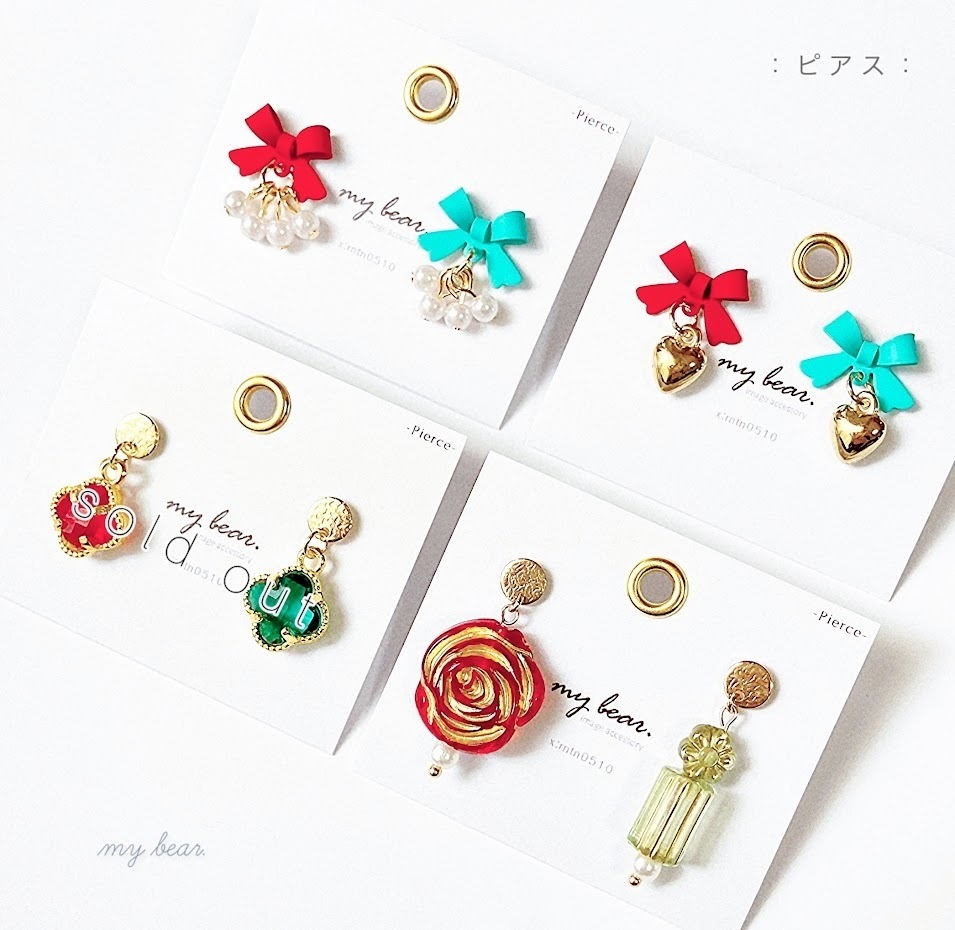 新作🔥🎴概念ピアス&イヤリング