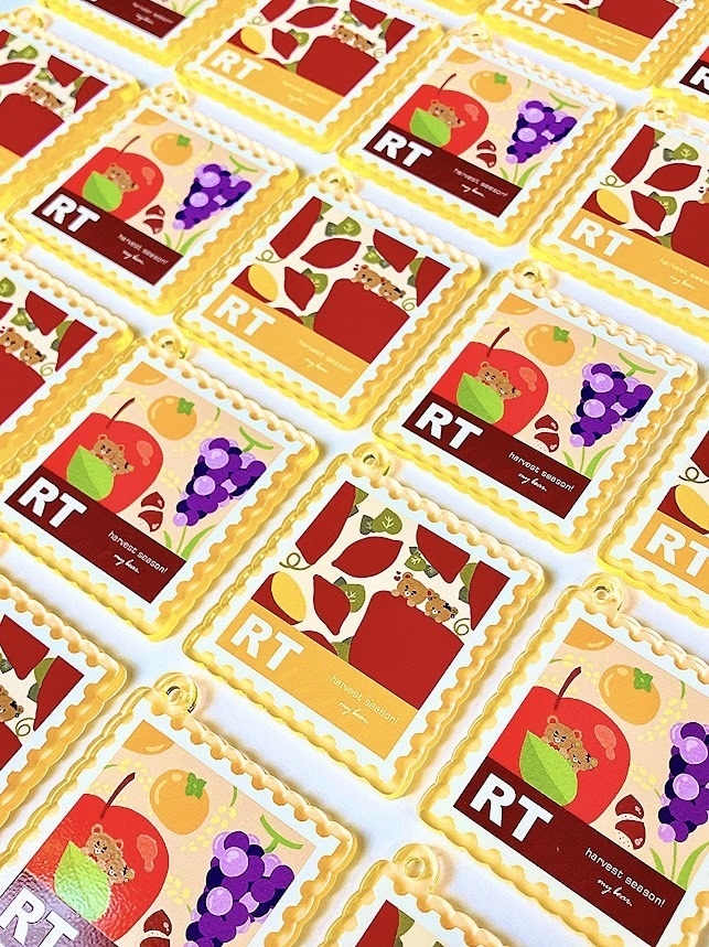 秋の味覚アクキー