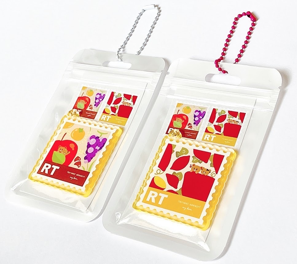 秋の味覚アクキー