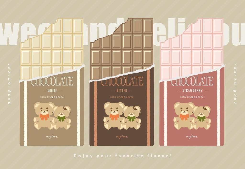 チョコフレーバーアクキー