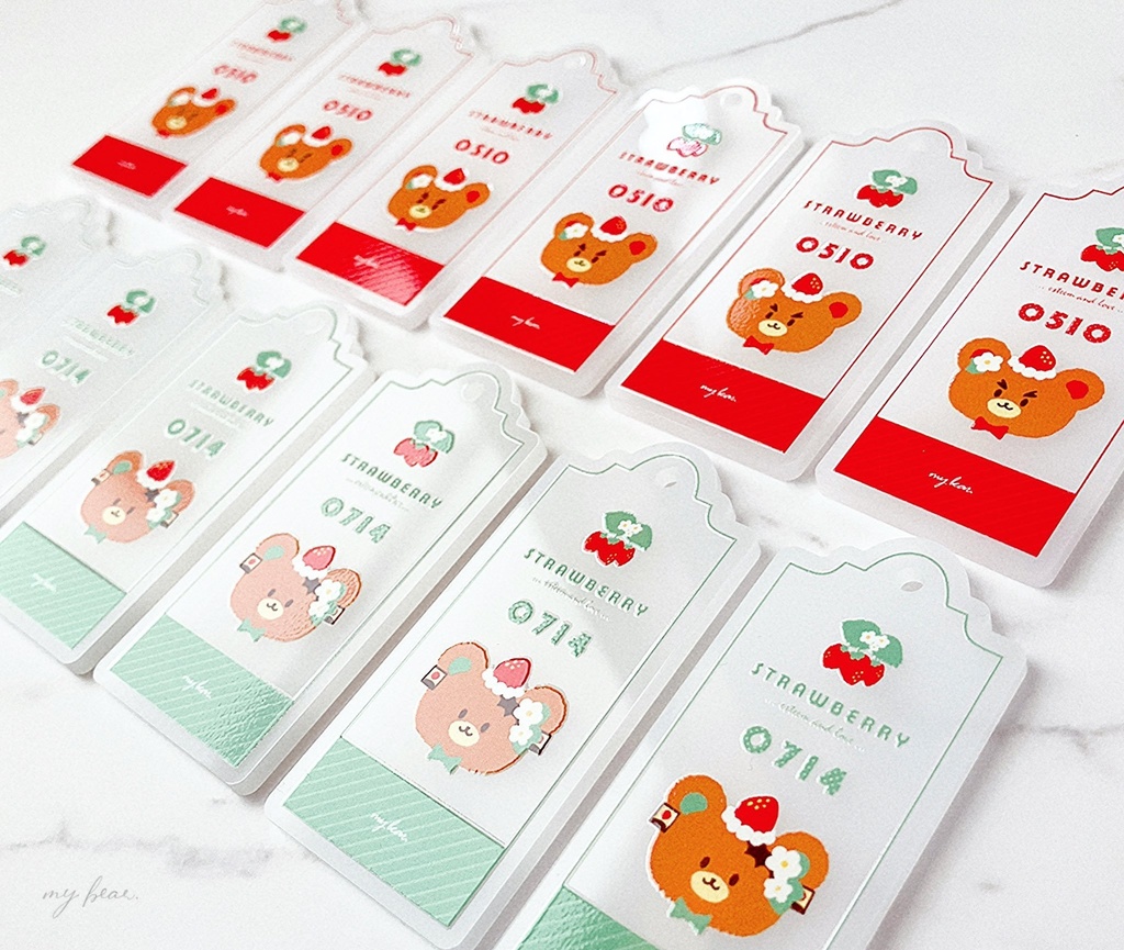 いちごキーホルダー