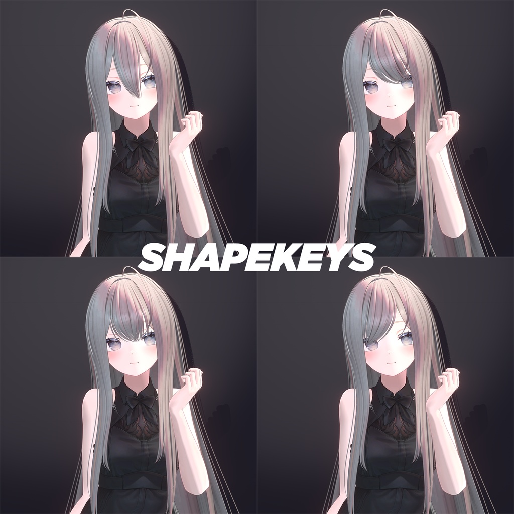 【6アバター対応】 Mana Hair