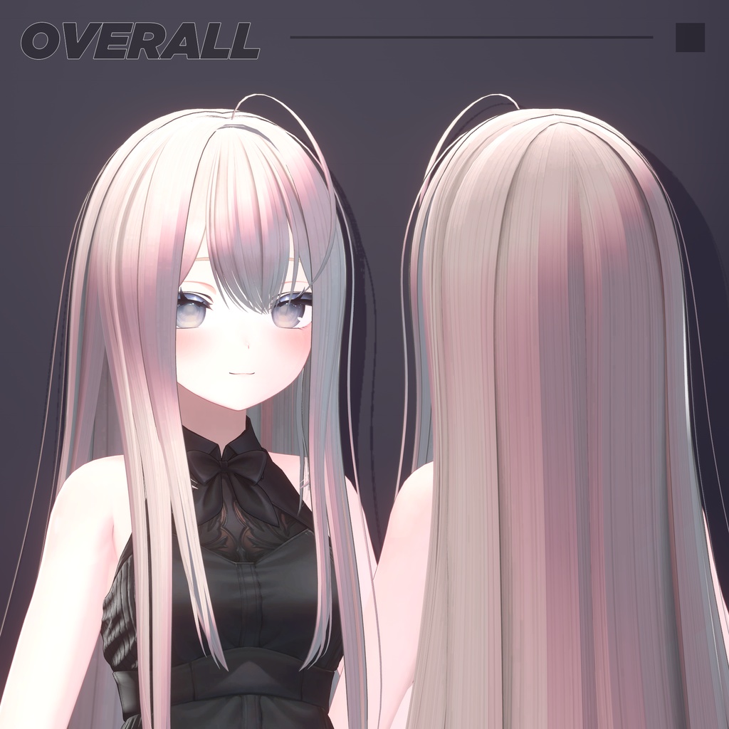 【6アバター対応】 Mana Hair