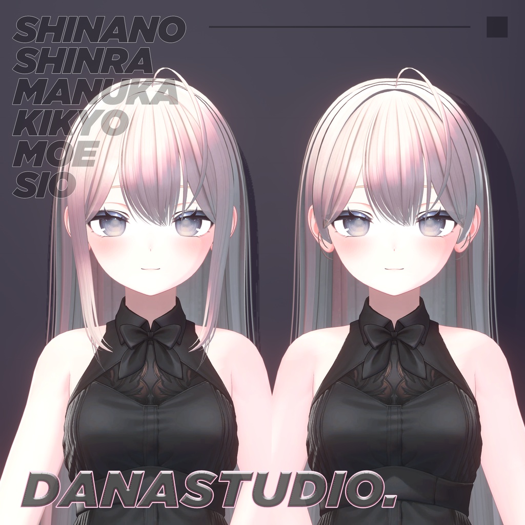 【6アバター対応】 Mana Hair