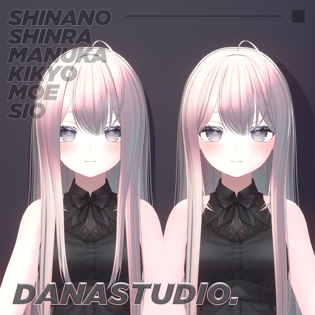 【6アバター対応】 Mana Hair