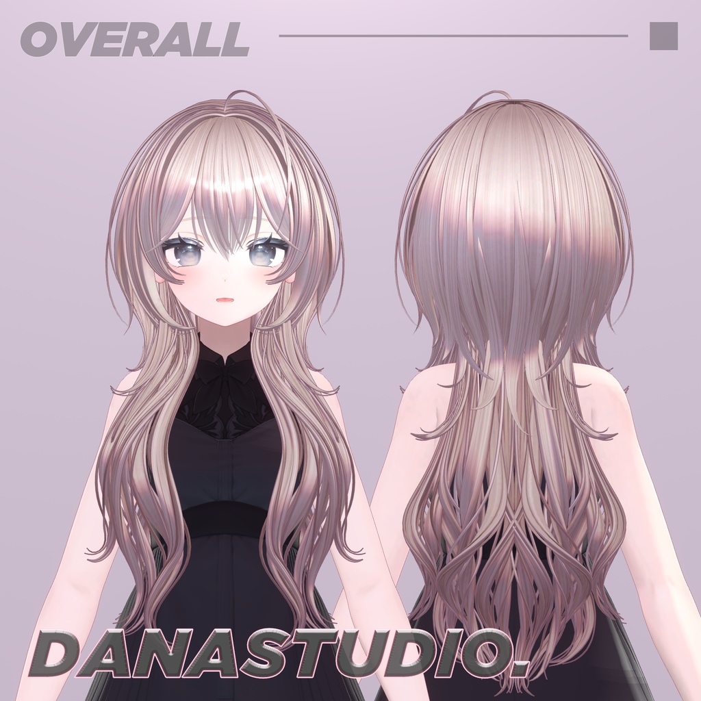 【6アバター対応】 Tsubasa Hair