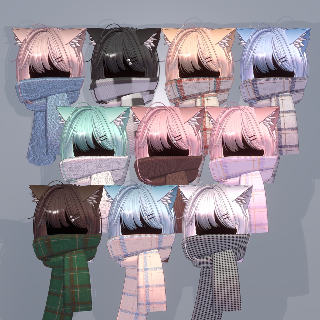 【8アバター対応】 Coco Hair