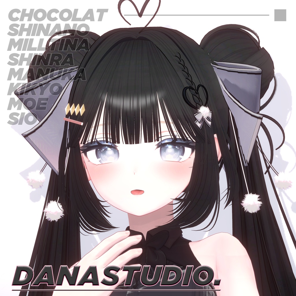 【8アバター対応】 Nini Hair