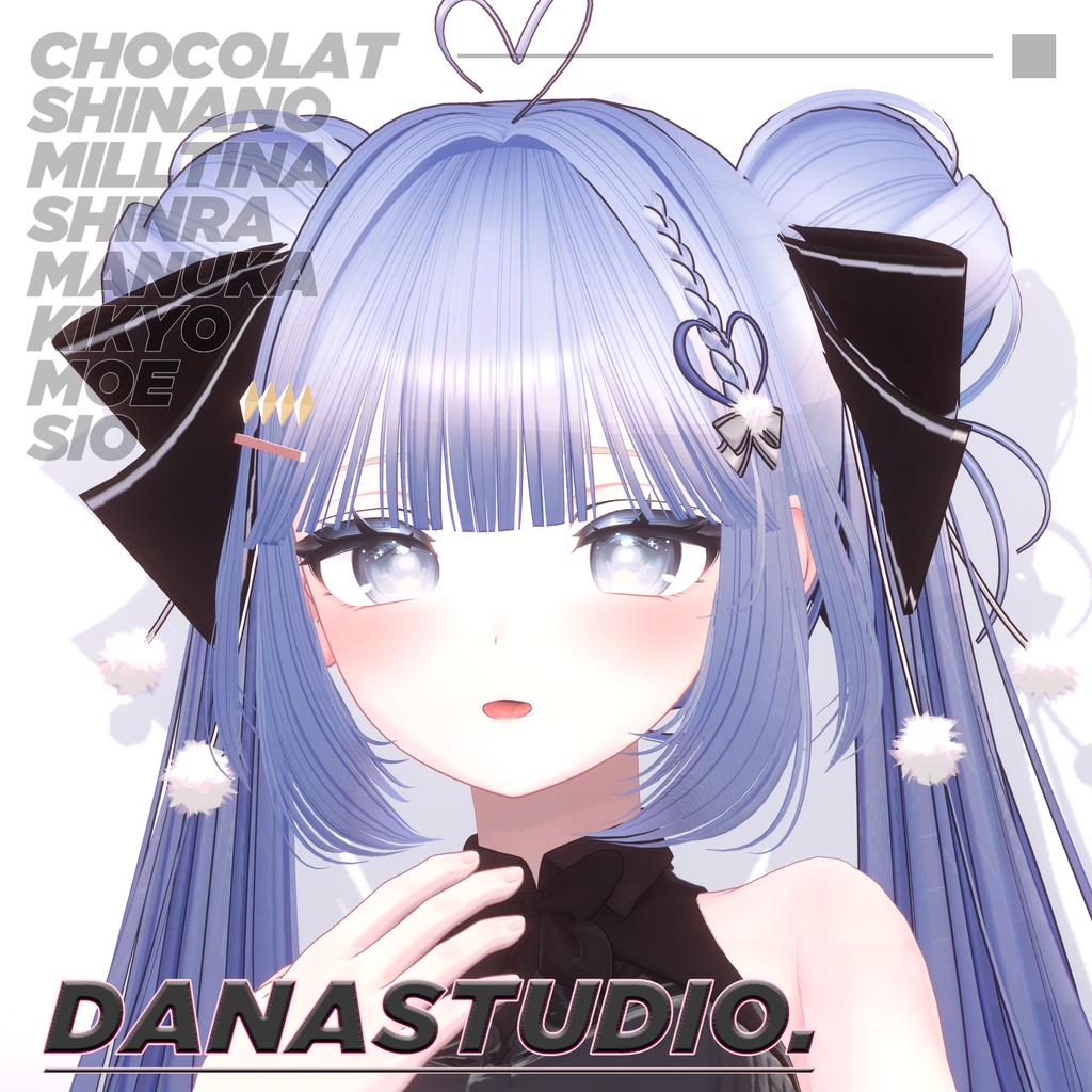 【8アバター対応】 Nini Hair