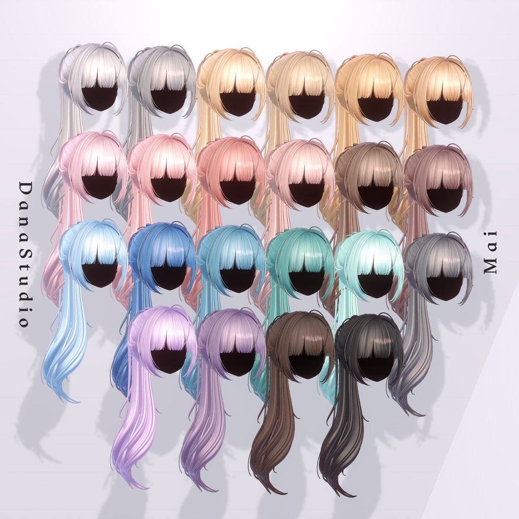 ✨【8アバター対応】 Mai Ponytail Hair