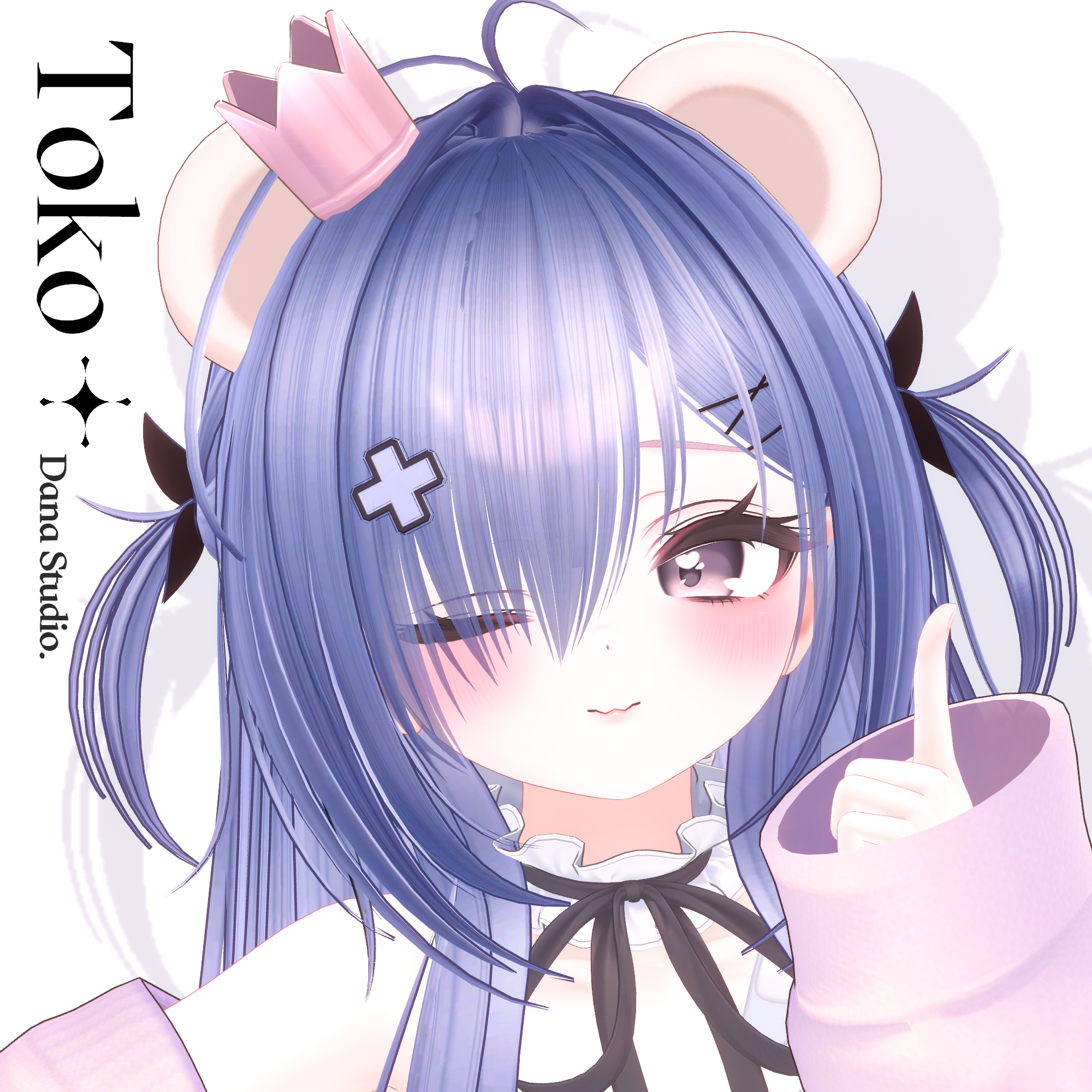 ✨【9アバター対応】 Toko Twintail Hair