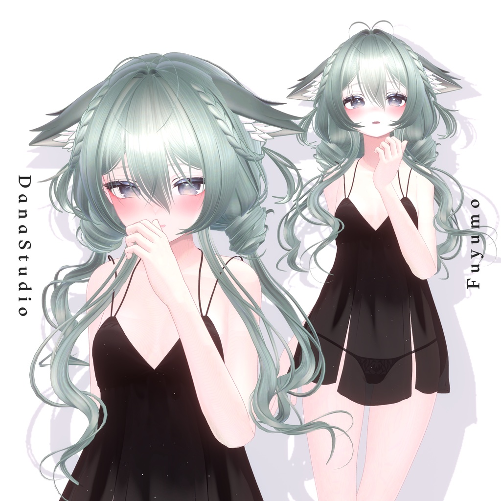 ✨【9アバター対応】 Fuyumo Wavetail Hair