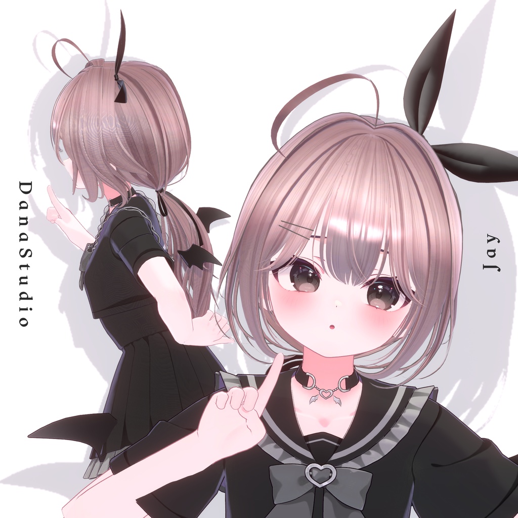 ✨【10アバター対応】 Jay Ponytail Hair