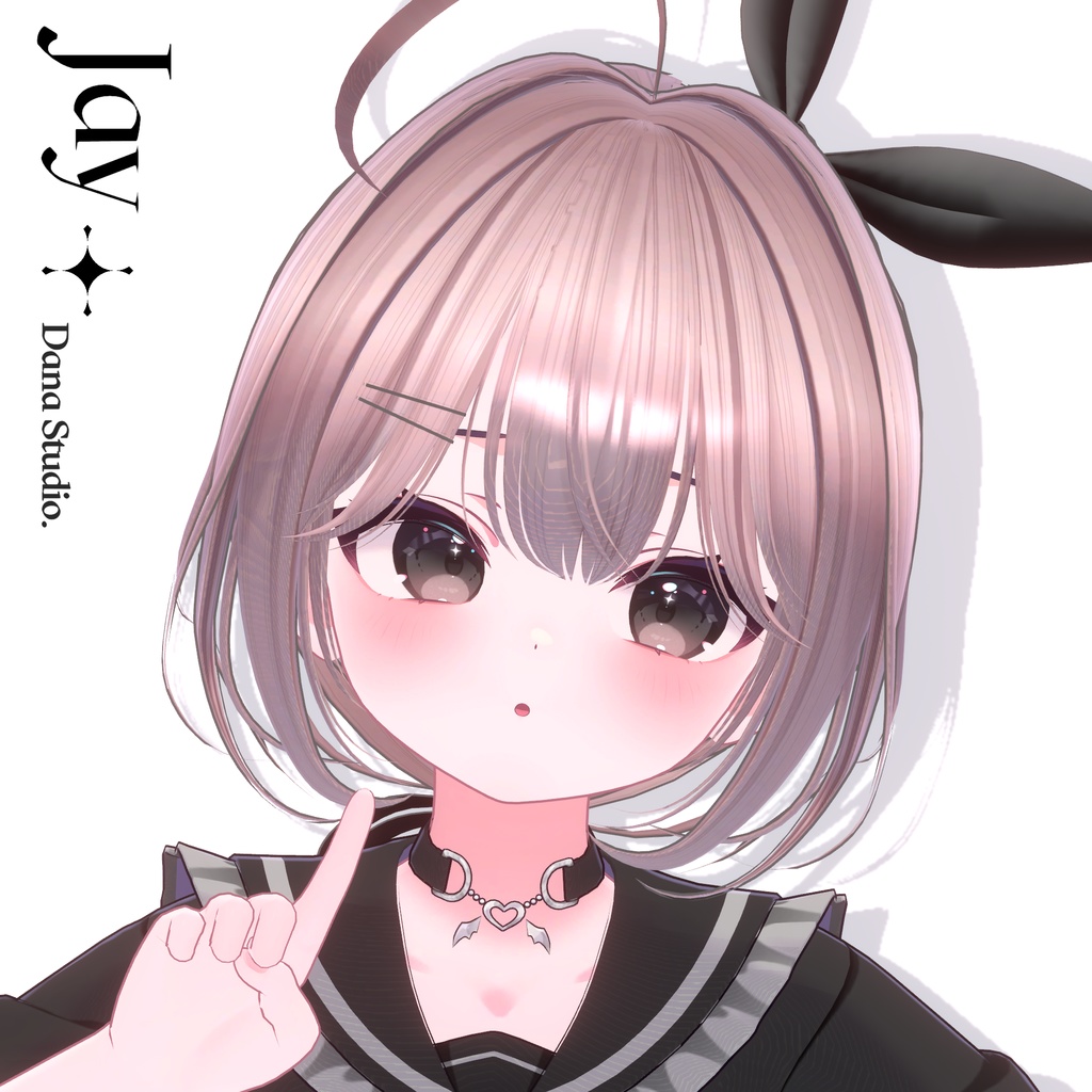 ✨【10アバター対応】 Jay Ponytail Hair