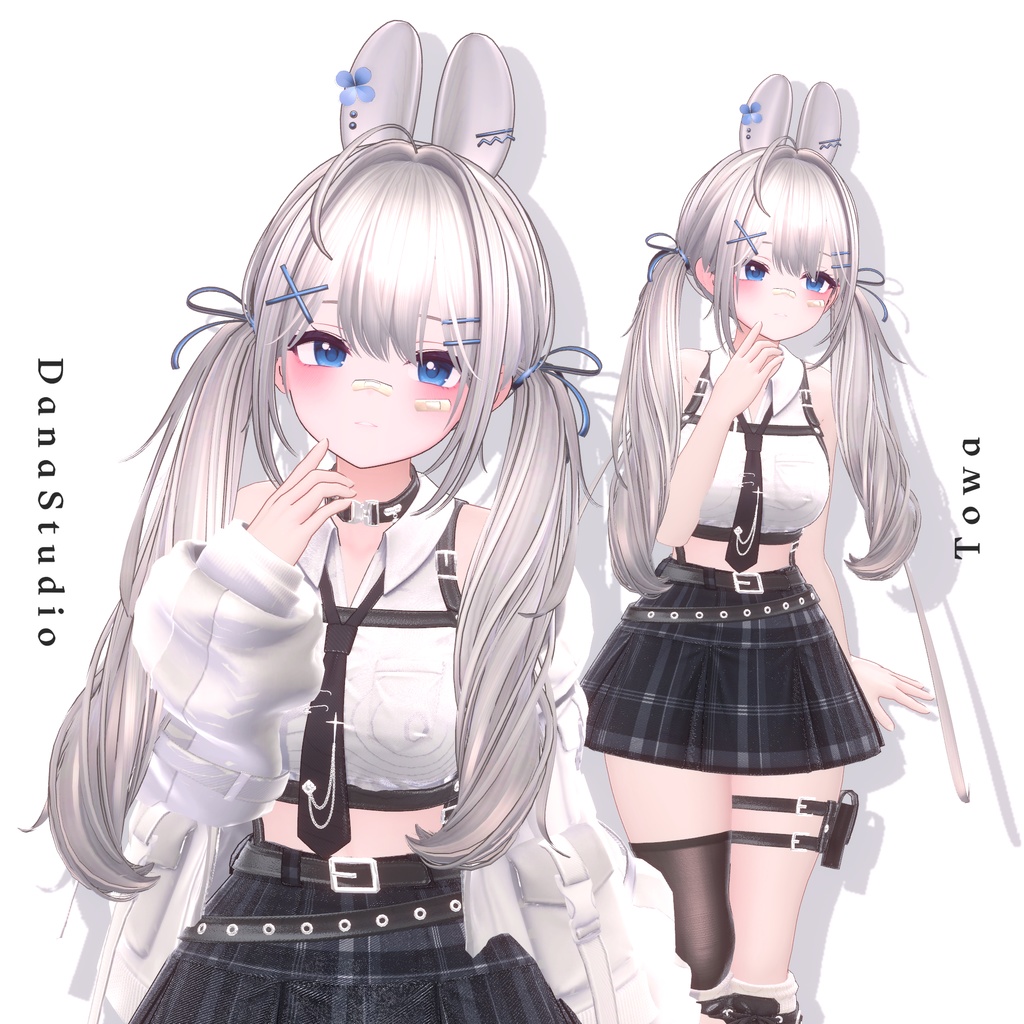 ✨【10アバター対応】 Towa Twintail Hair