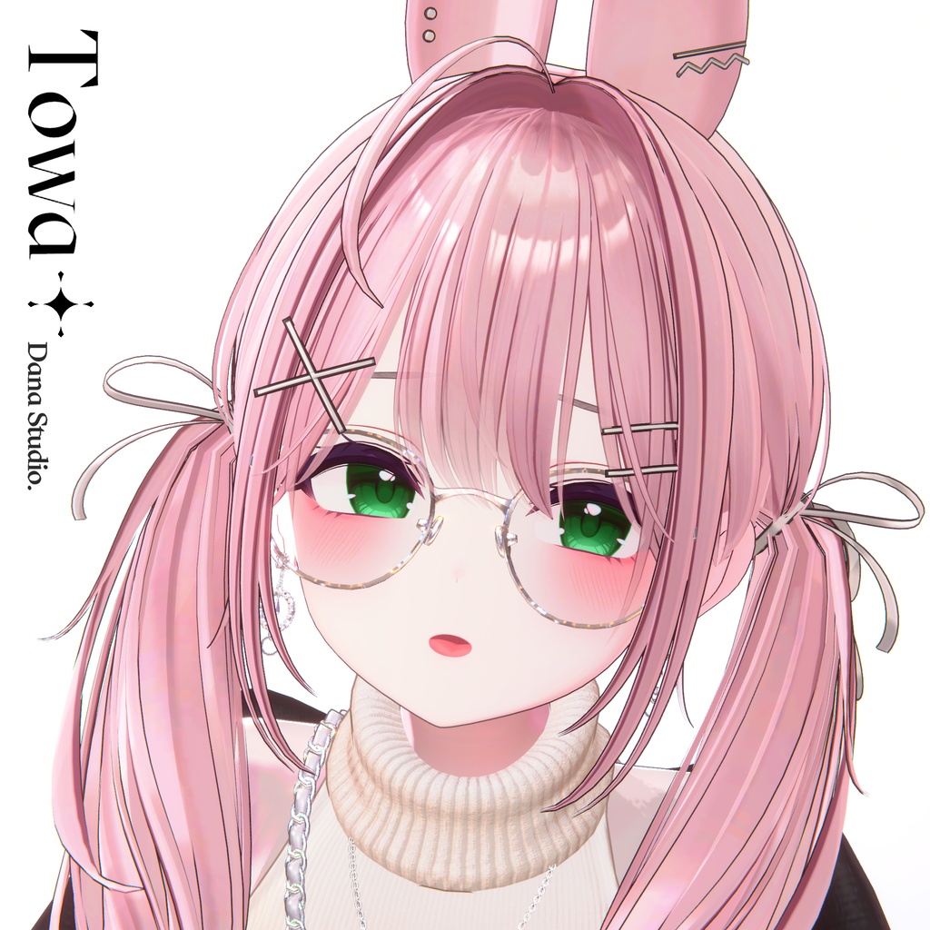 ✨Sale✨【10アバター対応】 Towa Twintail Hair 【Ver.2 UPDATE】