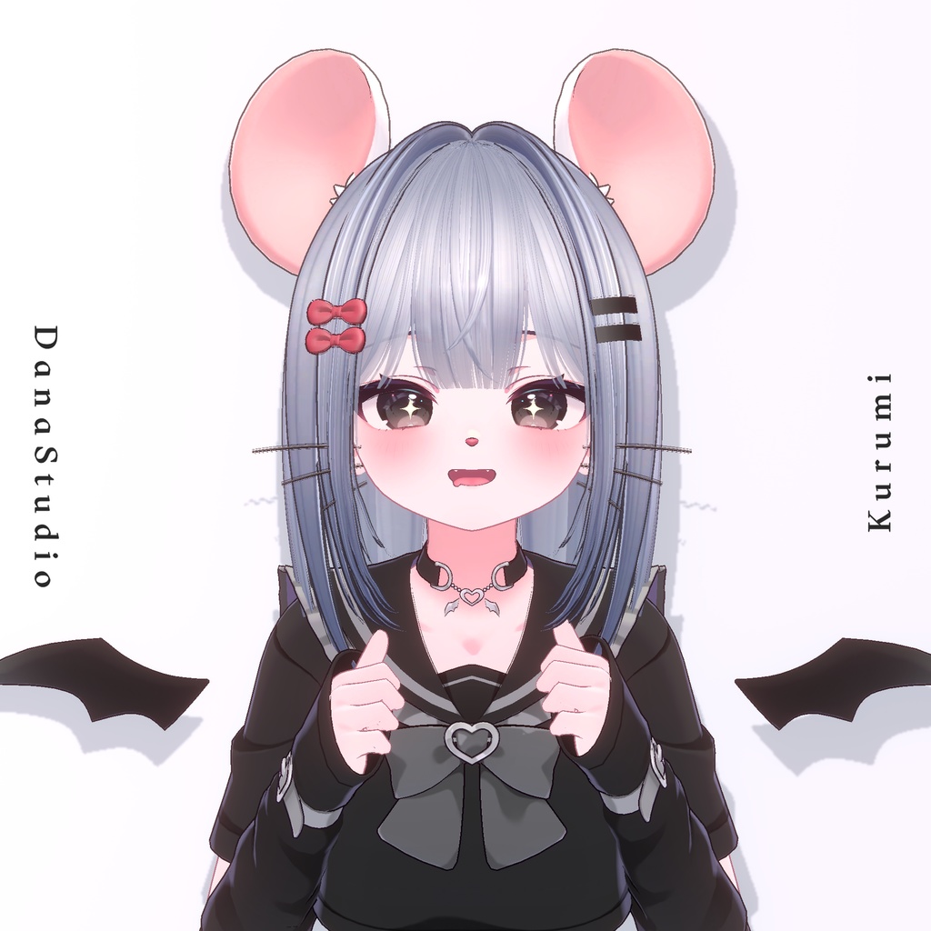 ✨【10アバター対応】 Kurumi Bob Hair