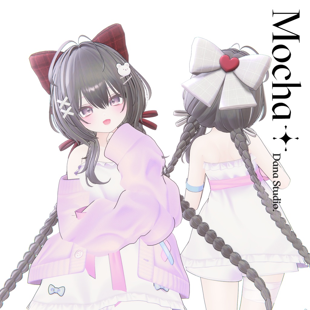 ✨【10アバター対応】 Mocha Hair