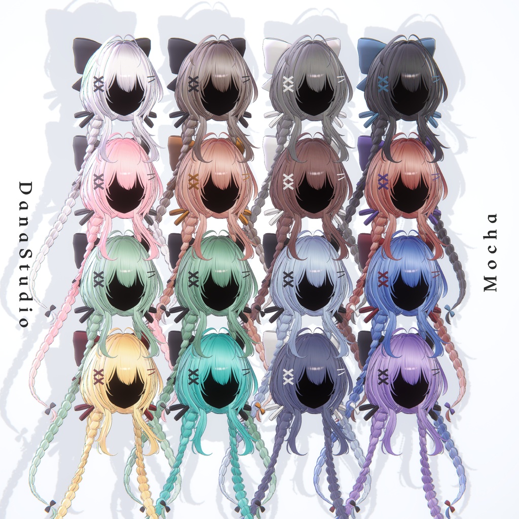 ✨【10アバター対応】 Mocha Hair