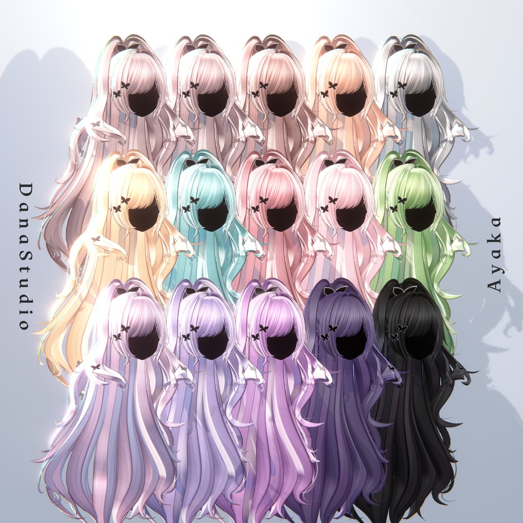 ✨ 【12アバター対応】 Ayaka Hair