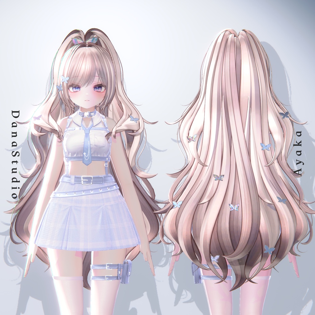 ✨ 【12アバター対応】 Ayaka Hair