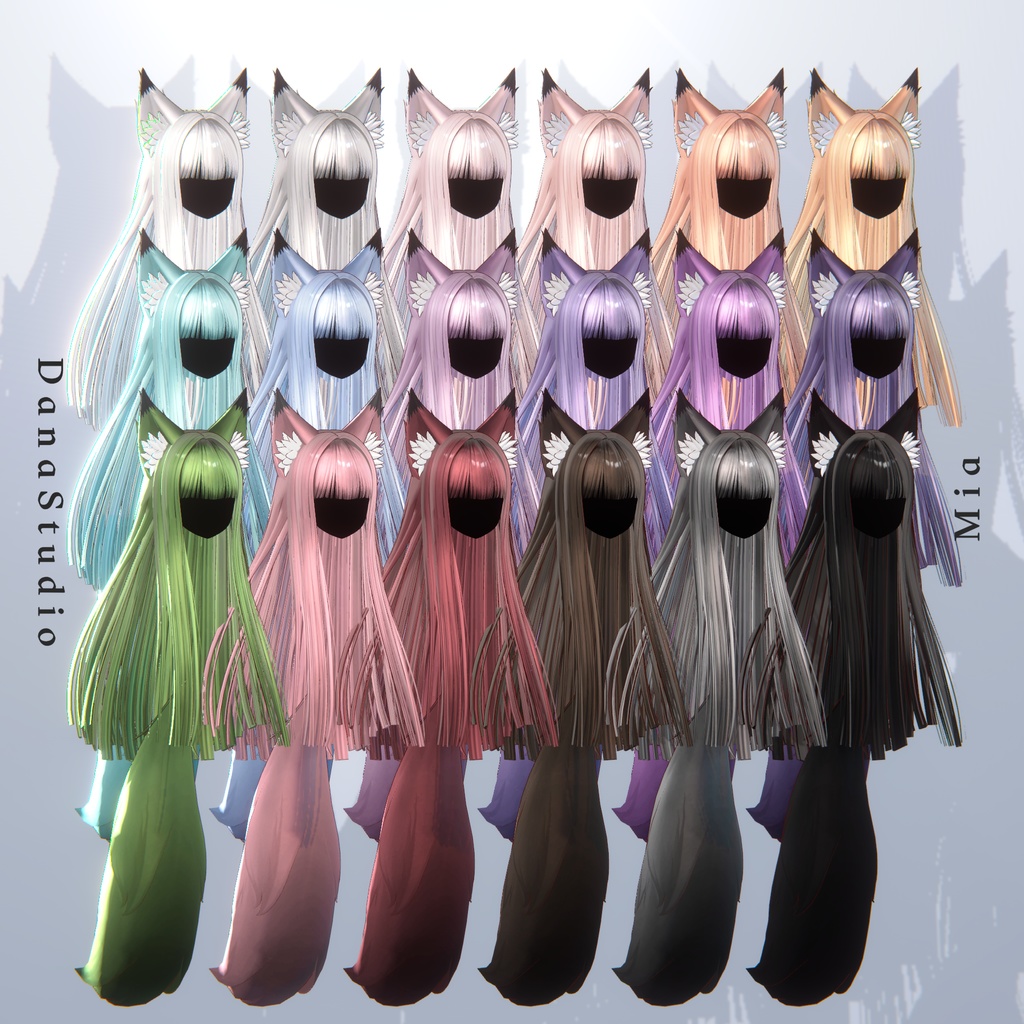 ✨ 【14アバター対応】 Mia Hair