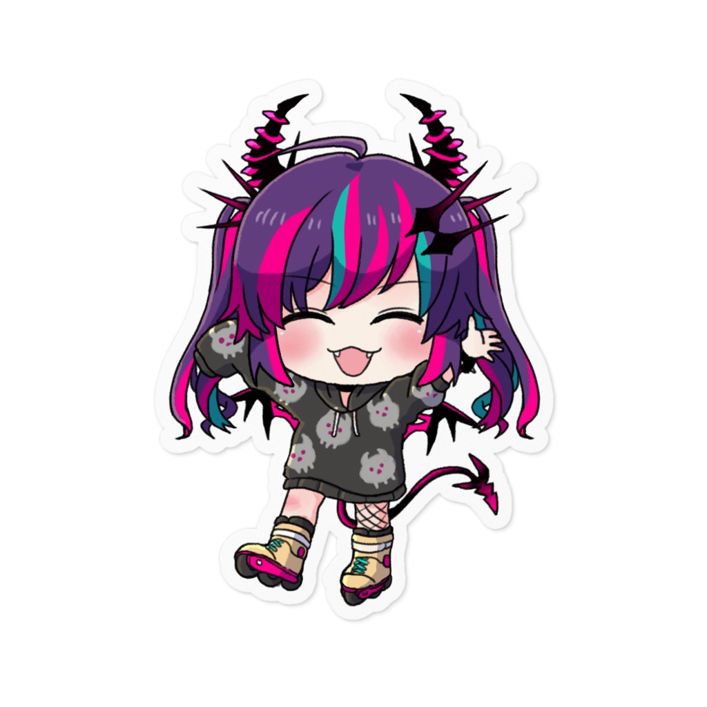 【いーっぱい】ステッカー【ごはん食べたい】