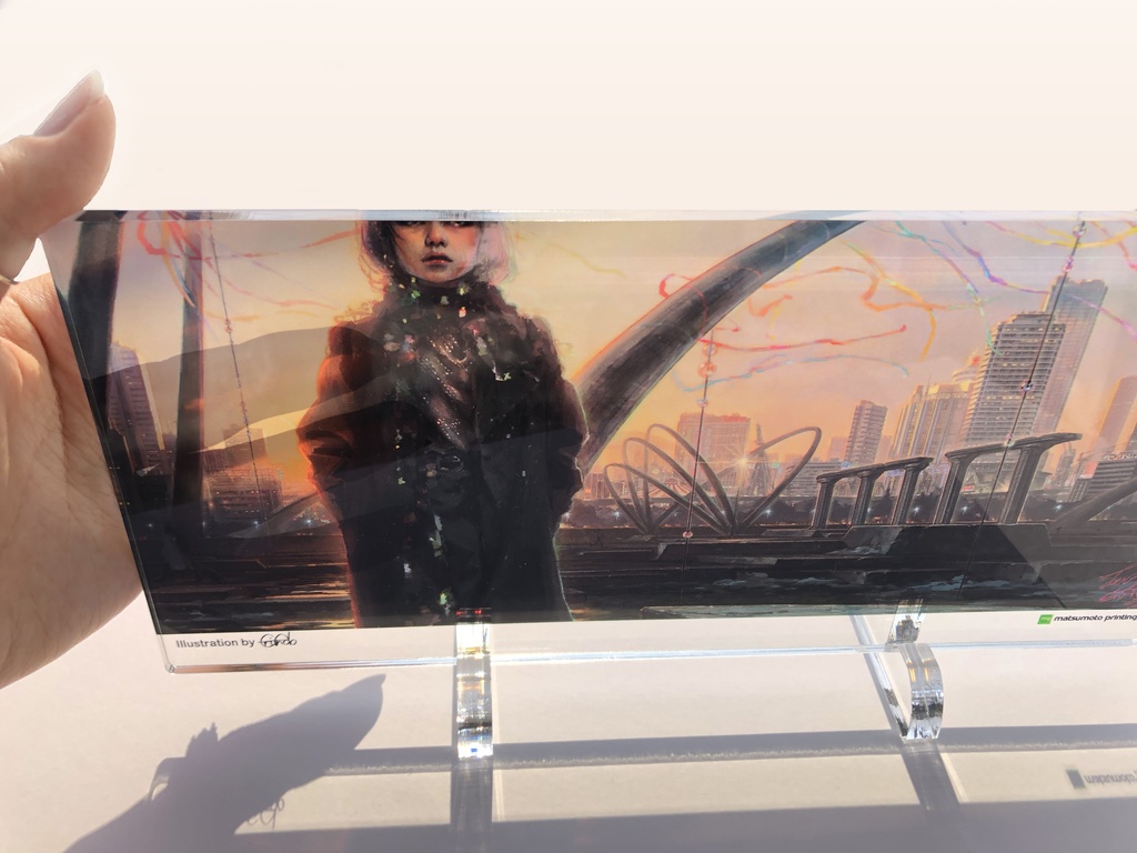 アクリルスタンド(title : Breathe) クリアカラープリント作品