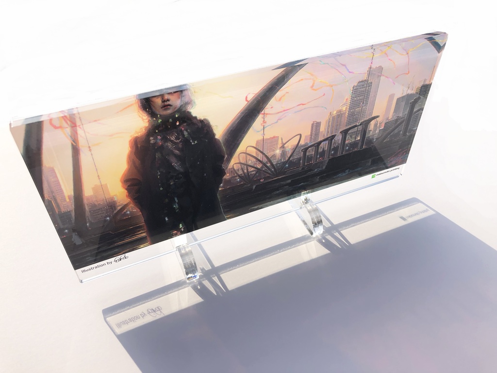 アクリルスタンド(title : Breathe) クリアカラープリント作品