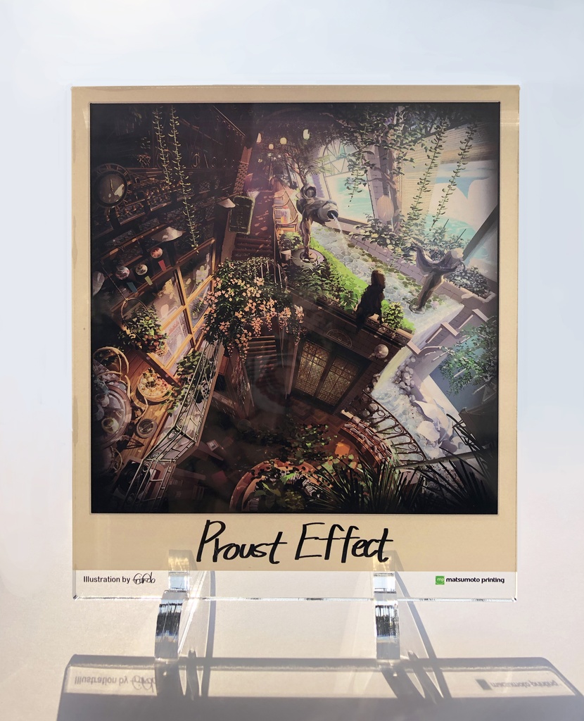 下書き アクリルスタンド(title : Proust Effect) クリアカラープリント作品