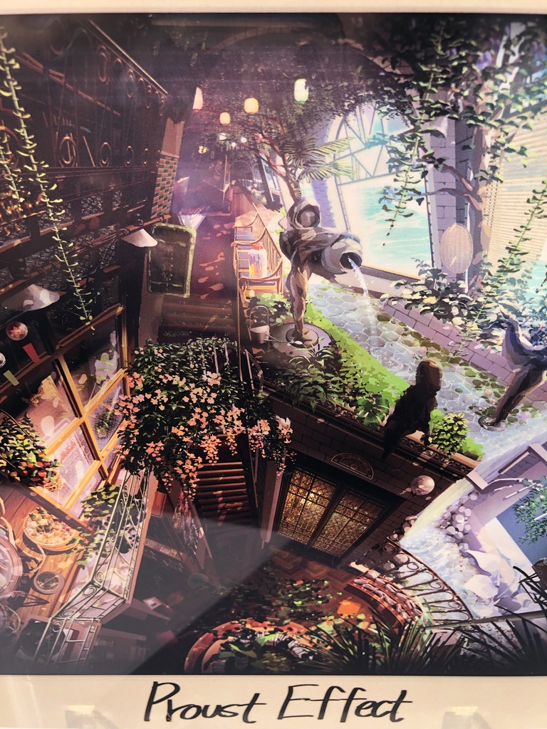 下書き アクリルスタンド(title : Proust Effect) クリアカラープリント作品