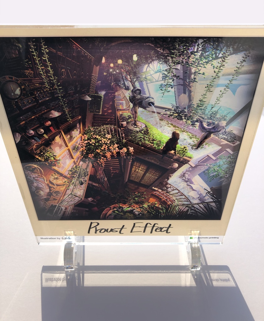 下書き アクリルスタンド(title : Proust Effect) クリアカラープリント作品